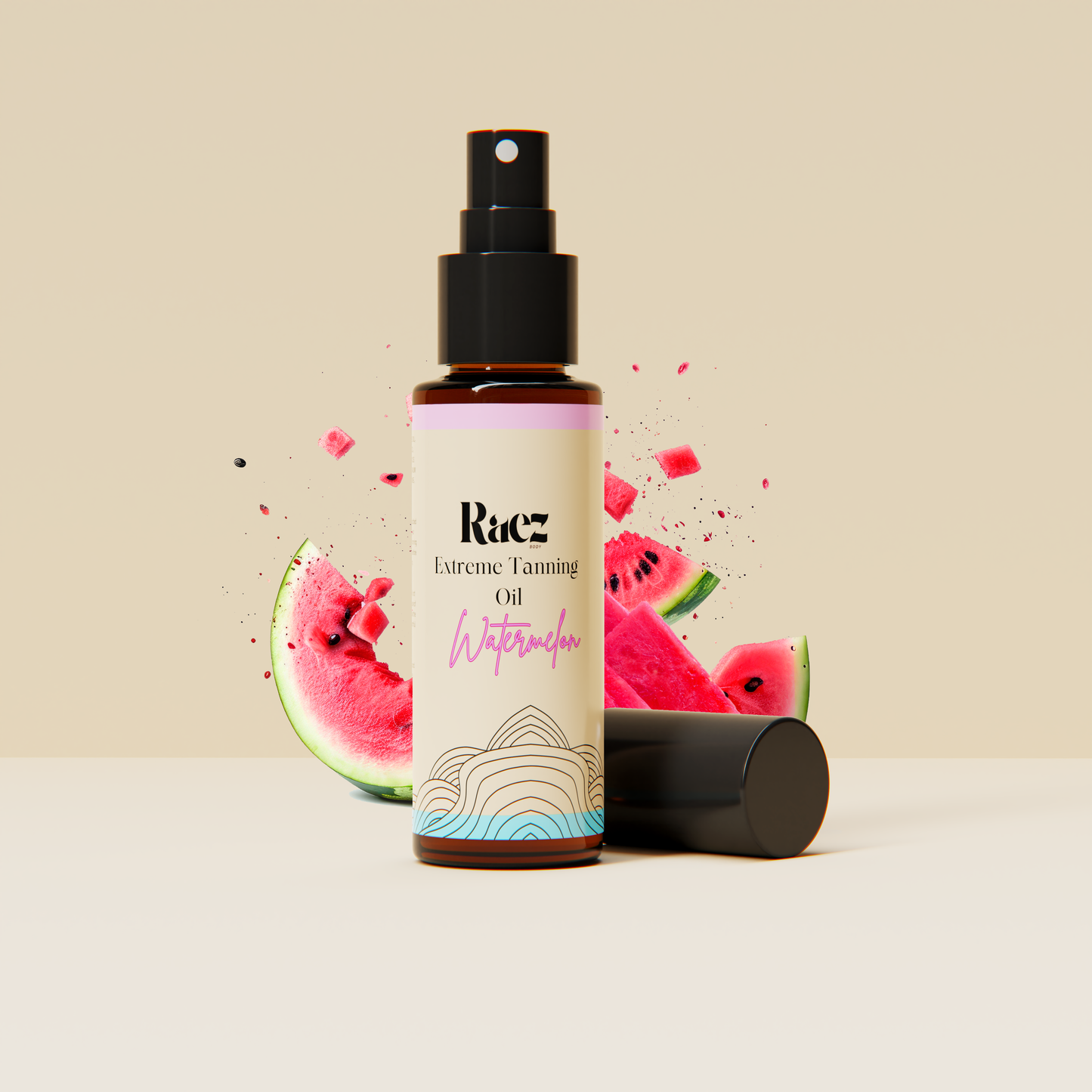 EXTREME Tanning Oil – Raez Body – Fast Tanning Intensifier